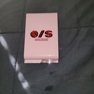 ONE/SIZE Blush Pink Compact with Red Logo